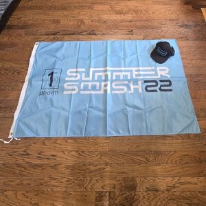 1st Phorm 2022 Summer Smash Flag (New) & 1st Phorm Black Trucker Hat